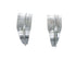 Native American Feather Genuine Sterling Silver Post Hoop Earrings SN20331